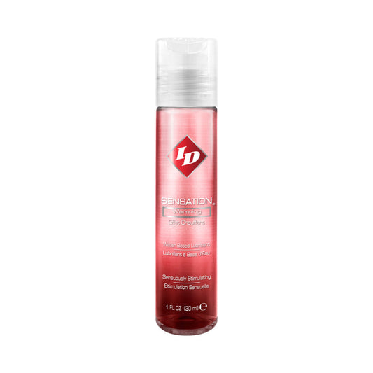 LUBRIFICANTE ID - LUBRIFICANTE À BASE DE ÁGUA COM EFEITO DE CALOR ID SENSATION 1 OZ.