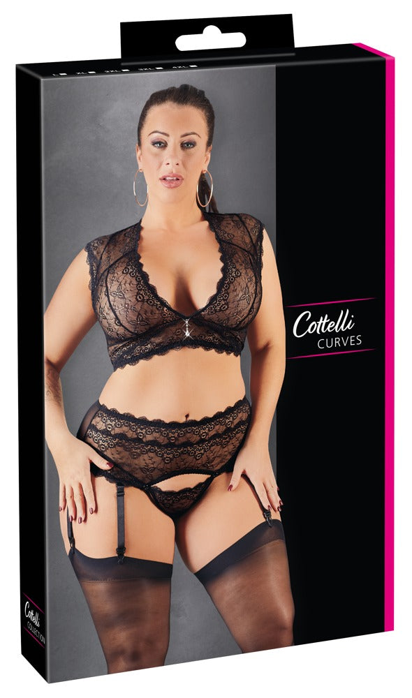 COTTELLI CURVES - BRALETTE AND STRING