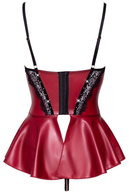 ABIERTA FINA - SHELF BRA AND STRING