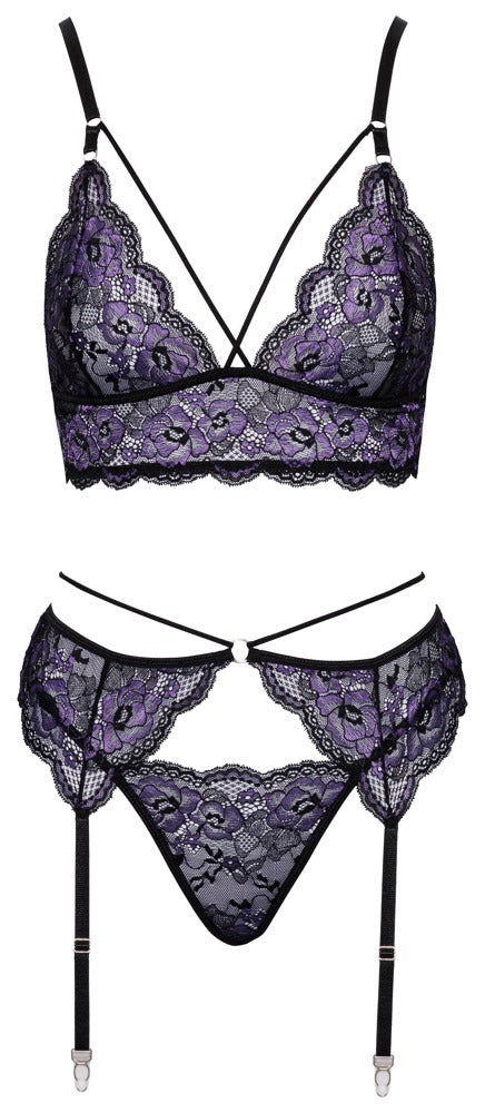 COTTELLI LINGERIE - SUSPENDER SET