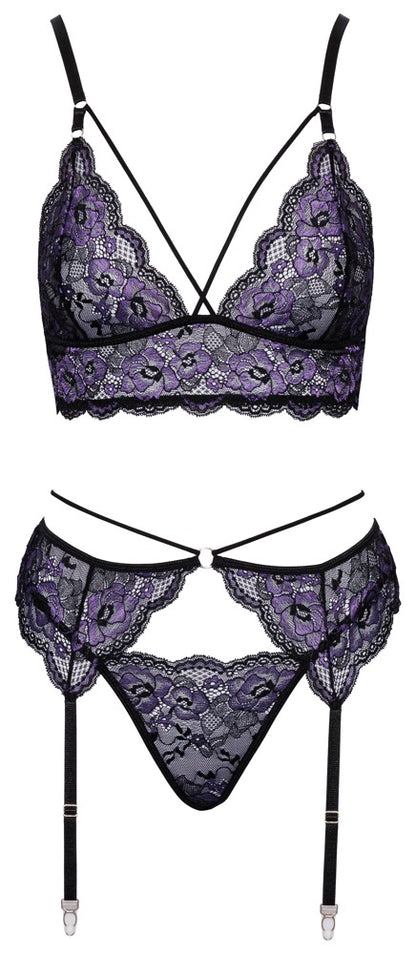 COTTELLI LINGERIE - SUSPENDER SET