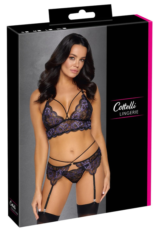 COTTELLI LINGERIE - SUSPENDER SET