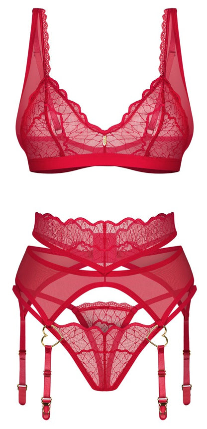 OBSESSIVE - SUSPENDER SET CUPIDE DESIR