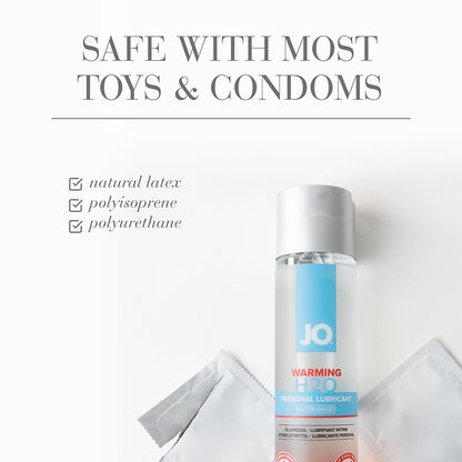 SYSTEM JO - JO H2O WARMING WATER-BASED LUBRICANT 2 OZ.
