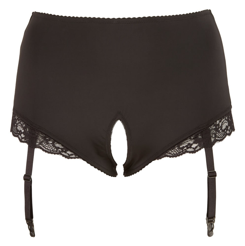 COTTELLI CURVES - CROTCHLESS BRIEFS WITH SUSPENDER STRAPS