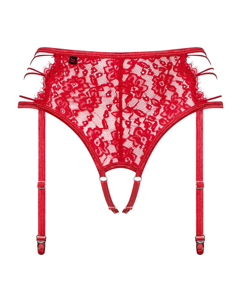 OBSESSIVE - IOSA CROTCHLESS GARTER BELT