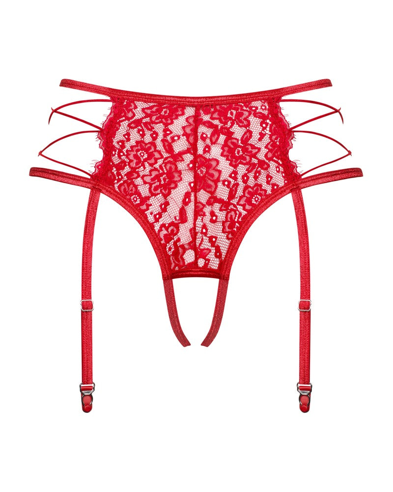 OBSESSIVE - IOSA CROTCHLESS GARTER BELT