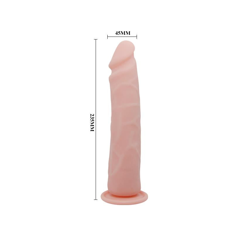 BAILE - DILDO CON VENTOSA COLOR NATURAL 23,5 CM