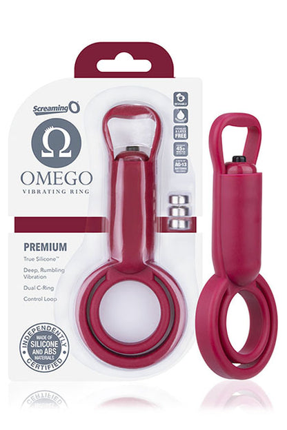 SCREAMING O - OMEGO VIBRATING RING (MERLOT ONLY)