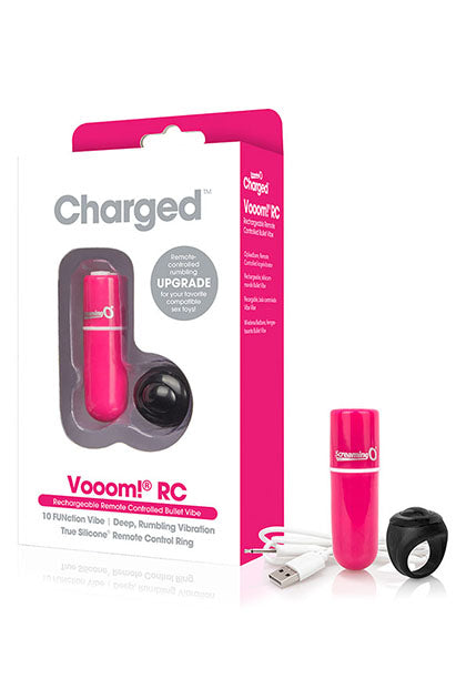 SCREAMING O - CHARGED VOOOM REMOTE CONTROL BULLET - PINK