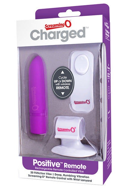 SCREAMING O - CHARGED POSITIVE REMOTE CONTROL - GRAPE