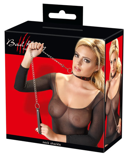 BAD KITTY - COLLAR AND LEASH
