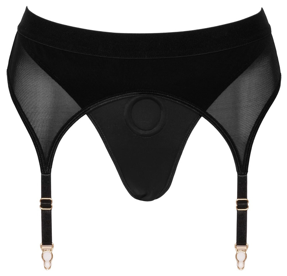 BAD KITTY - STRAP-ON THONG WITH SUSPENDERS