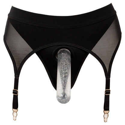 BAD KITTY - STRAP-ON THONG WITH SUSPENDERS