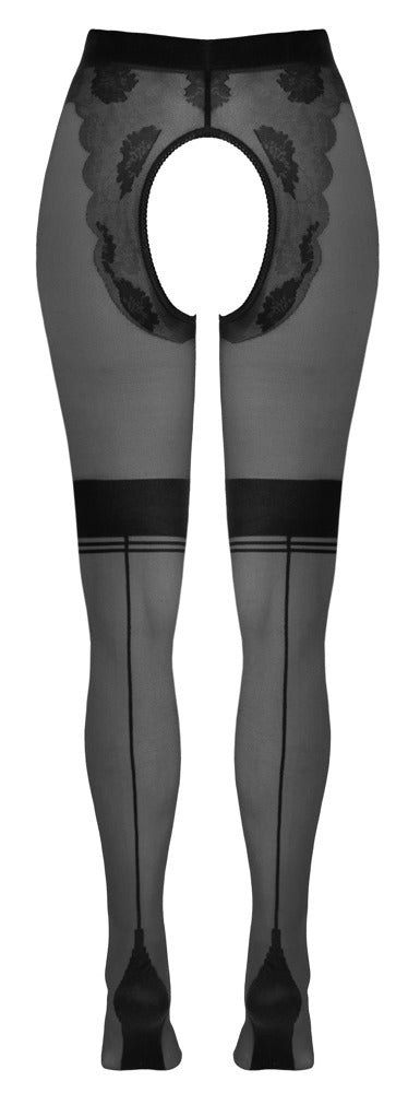 COTTELLI LEGWEAR - CROTCHLESS TIGHTS