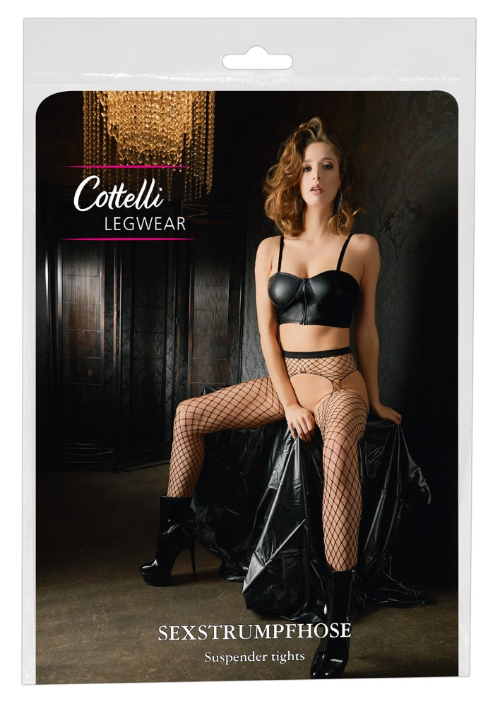 COTTELLI LEGWEAR - SUSPENDER TIGHTS