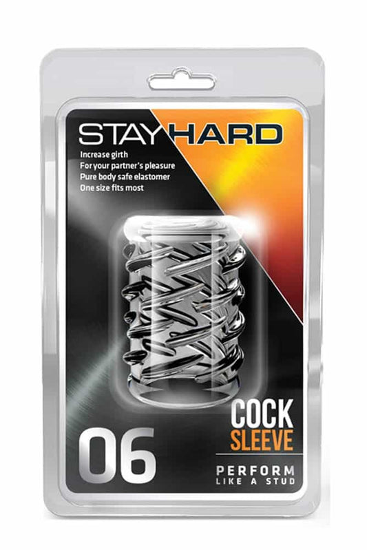 BLUSH - STAY HARD COCK SLEEVE 06 CLEAR