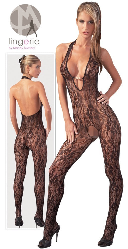 NO:XQSE - CATSUIT WITH PEARLS