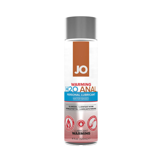 SYSTEM JO - JO H2O ANAL WARMING WATER-BASED LUBRICANT 4 OZ.