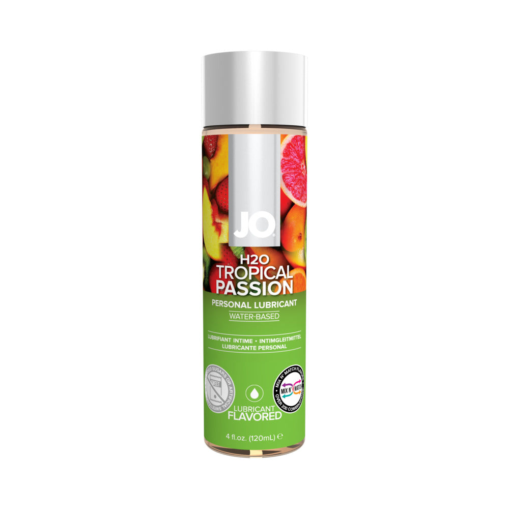 LUBRIFICANTE À BASE DE ÁGUA COM SABOR A TROPICAL PASSION SYSTEM JO - JO H2O 4 OZ.