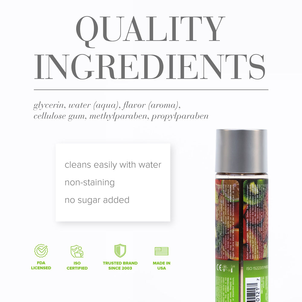 LUBRIFICANTE À BASE DE ÁGUA COM SABOR A TROPICAL PASSION SYSTEM JO - JO H2O 4 OZ.