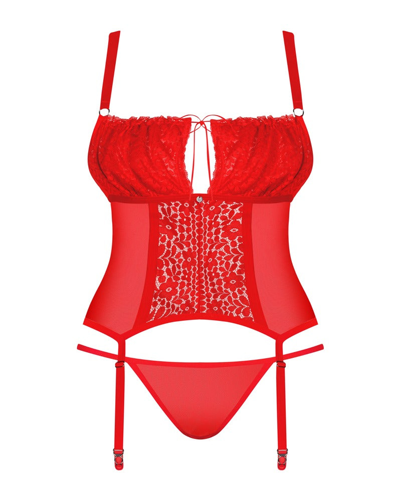OBSESSIVE - BLOSSMINA CORSET & THONG