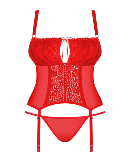 OBSESSIVE - BLOSSMINA CORSET & THONG