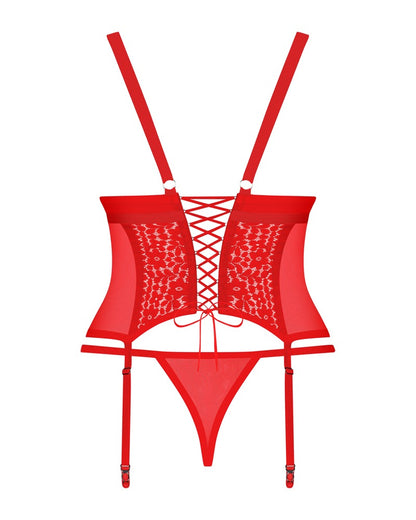 OBSESSIVE - BLOSSMINA CORSET & THONG