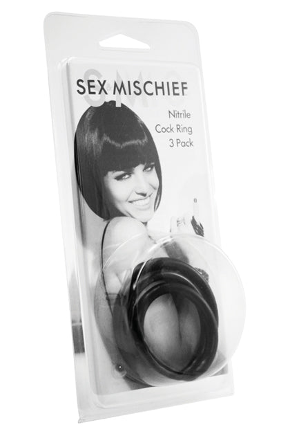 NITRILE COCK RING 3 PACK