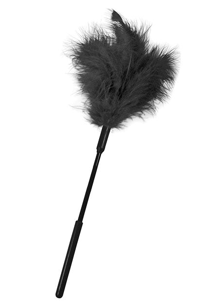 SEX & MISCHIEF - FEATHER TICKLER 7.. BLACK