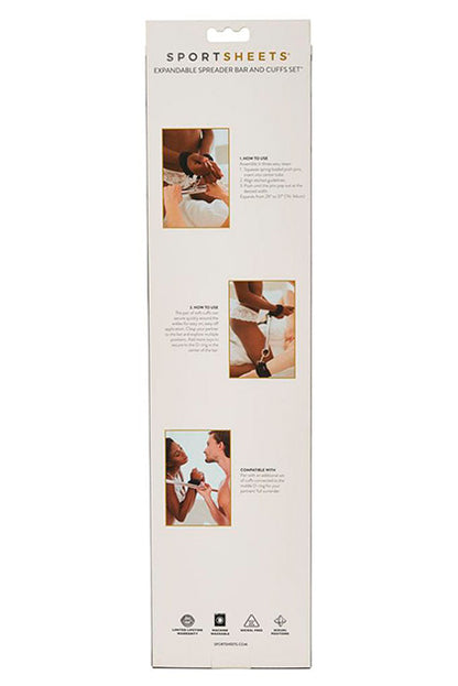 EXPANDABLE SPREADER BAR & CUFFS SET