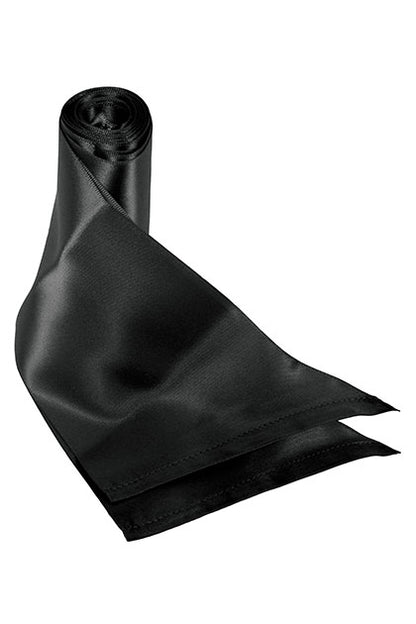 SILKY SASH RESTRAINTS: BLACK