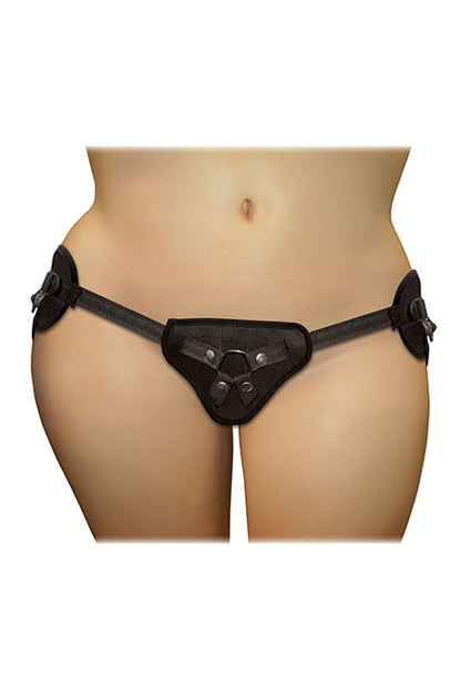 SPORTSHEETS - PLUS SIZE BEGINNERS BLACK STRAP ON