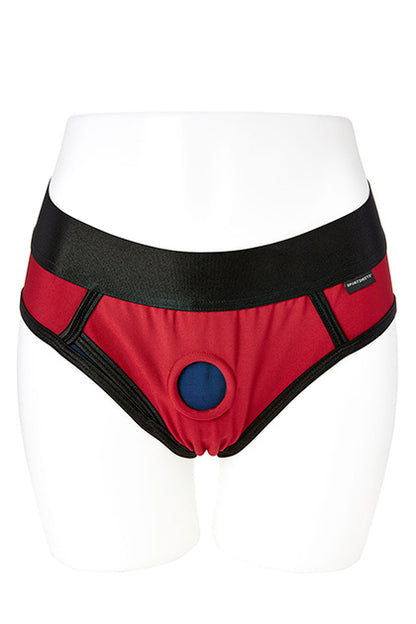 SPORTSHEETS - CONTOUR HARNESS-L BORDEAUX