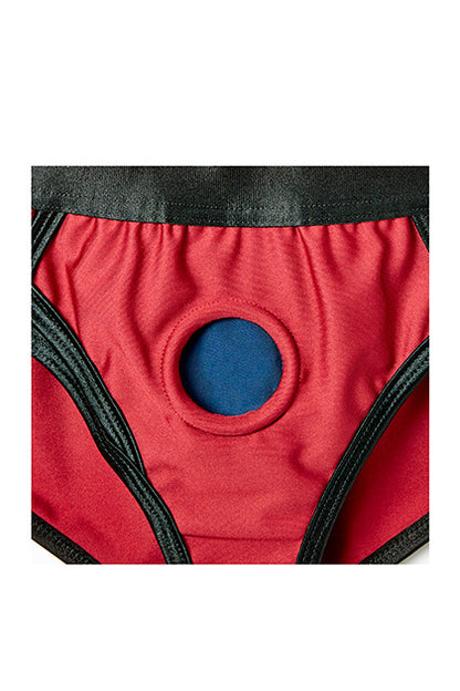SPORTSHEETS - CONTOUR HARNESS-XL BORDEAUX