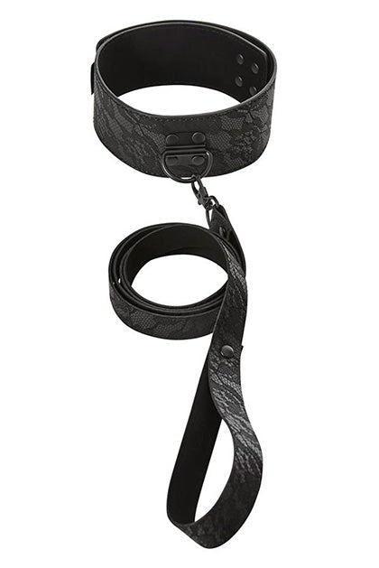 SPORTSHEETS - LOCKING LACE COLLAR & LEASH