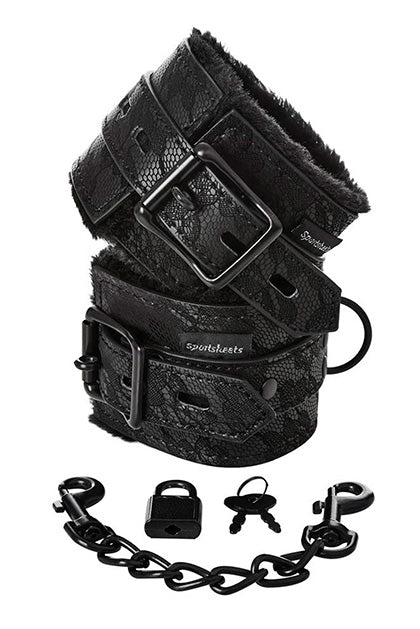 Lace Fur Lined Handcuffs