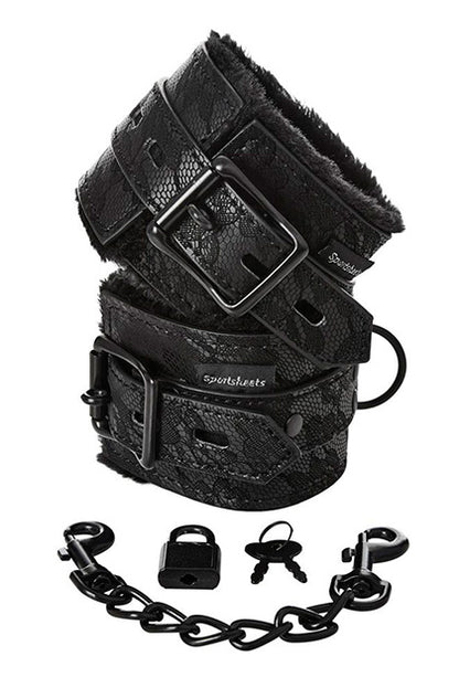 Lace Fur Lined Handcuffs