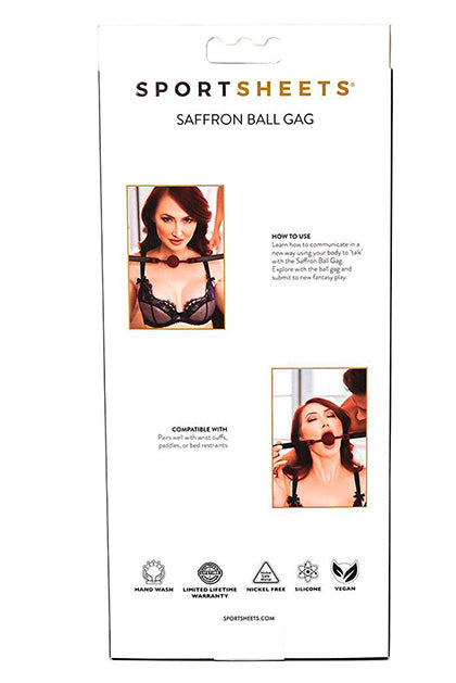 SPORTSHEETS - SAFFRON BALL GAG