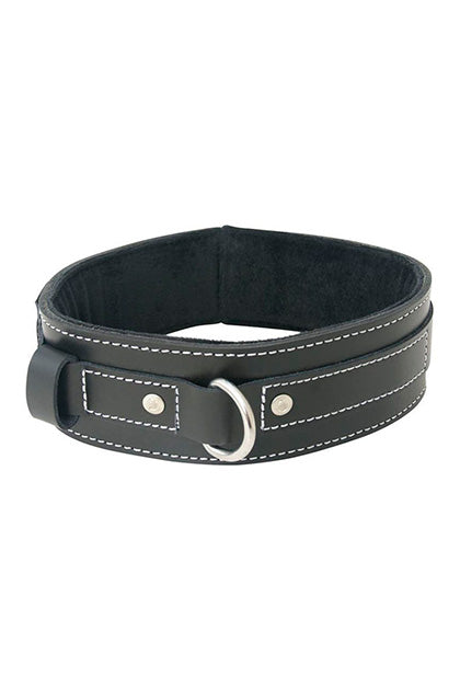 SPORTSHEETS - LINED LEATHER COLLAR