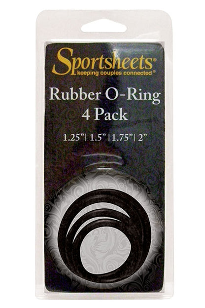 SPORTSHEETS - O-RINGS SET - 4 ASSORTED SIZES