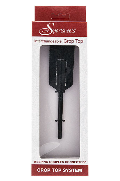 INTERCHANGEABLE CROP TOP - BLACK SPLIT SLAPPER