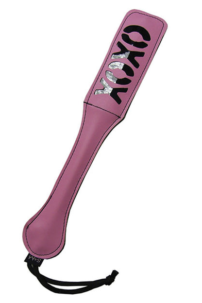 SEX & MISCHIEF - XOXO PADDLE PINK/BLACK