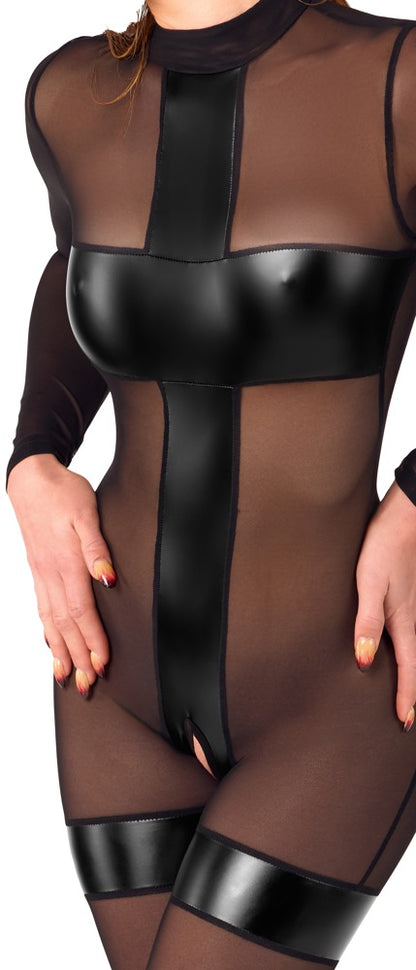 NOIR - CROTCHLESS JUMPSUIT