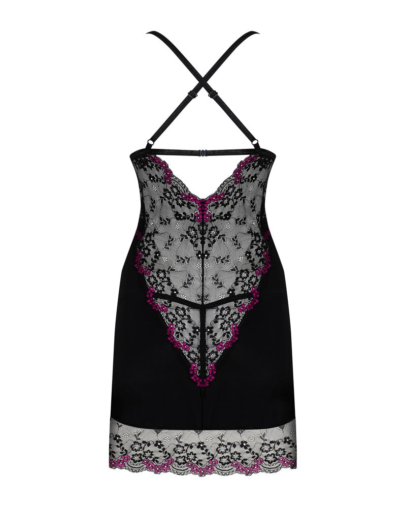 OBSESSIVE - VANESSME CHEMISE & THONG
