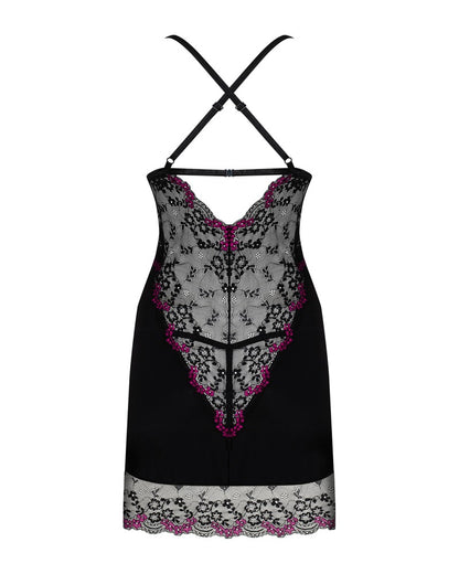 OBSESSIVE - VANESSME CHEMISE & THONG