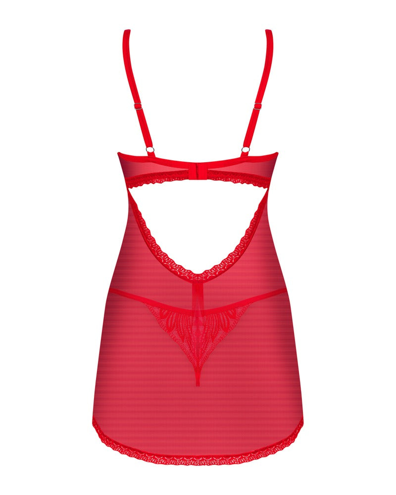 OBSESSIVE - BABYDOLL PLUS THONG CHILISA