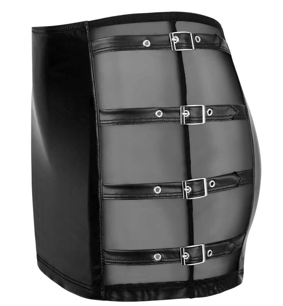 COTTELLI PARTY - MINI SKIRT WITH BUCKLES