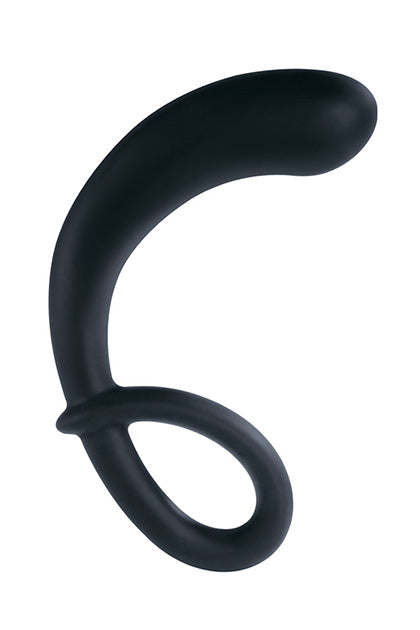 MYSTIM CURVING CURT - WITH E-STIM - BLACK