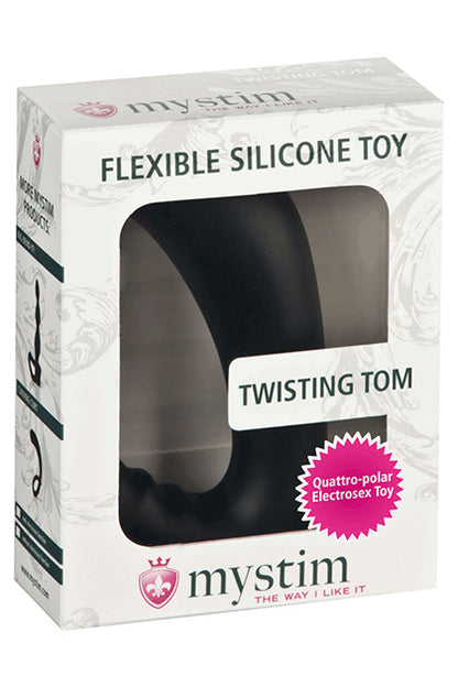 MYSTIM - TWISTING TOM - WITH E-STIM - BLACK